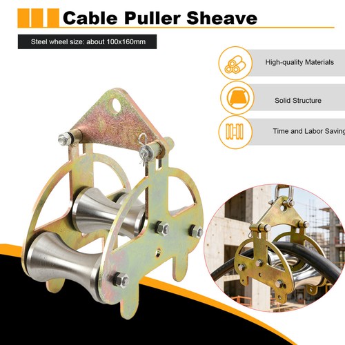 Cable puller sheave layoff - puller,