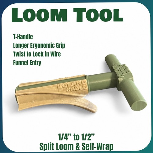Split loom tool wire insertion - split,