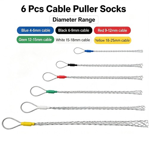 Cable puller socks 6pcs - socks, 4-25